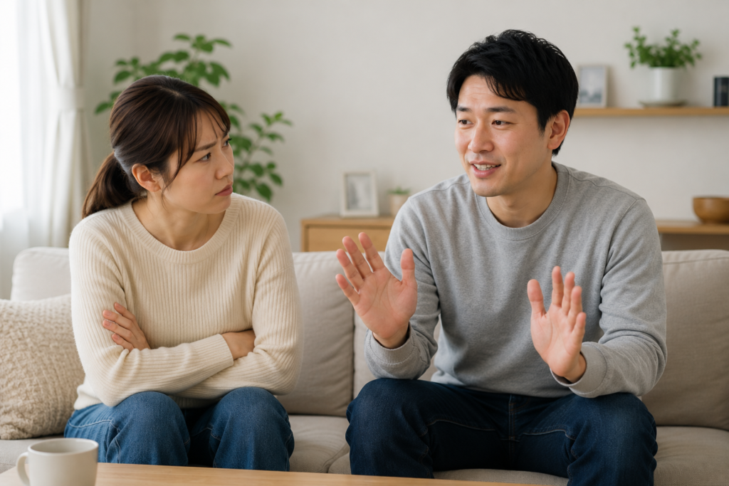 浮気を見抜くサイン③ 特定の女性の話になると、不自然になる