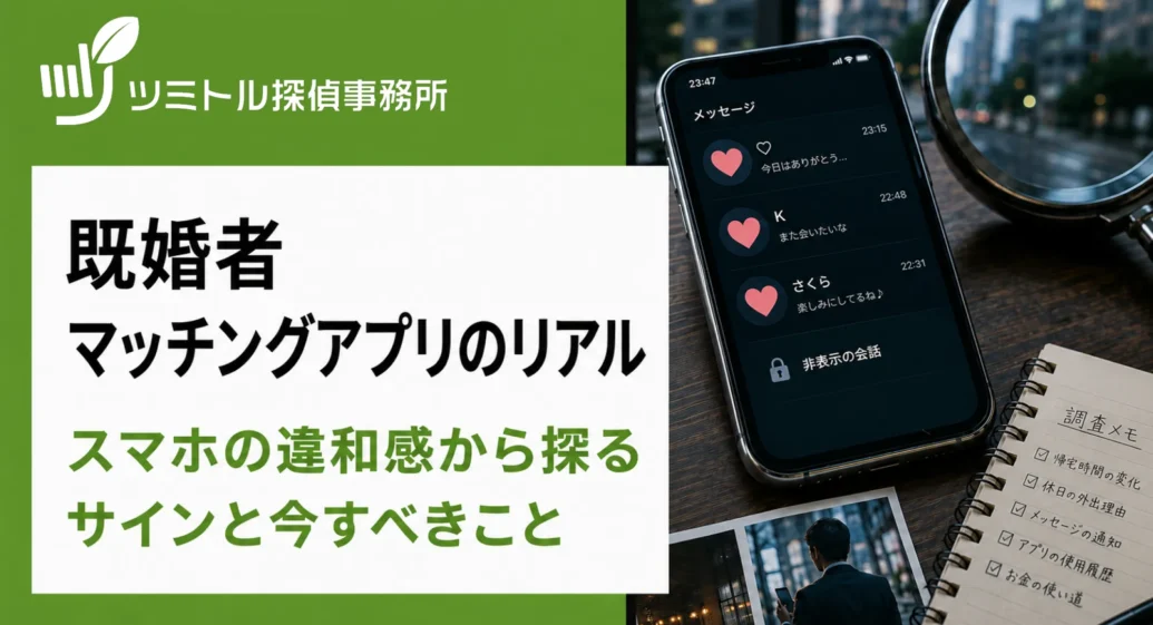 旦那のスマホに違和感…？急増する「既婚者マッチングアプリ」のリアルと、今あなたがすべきこと
