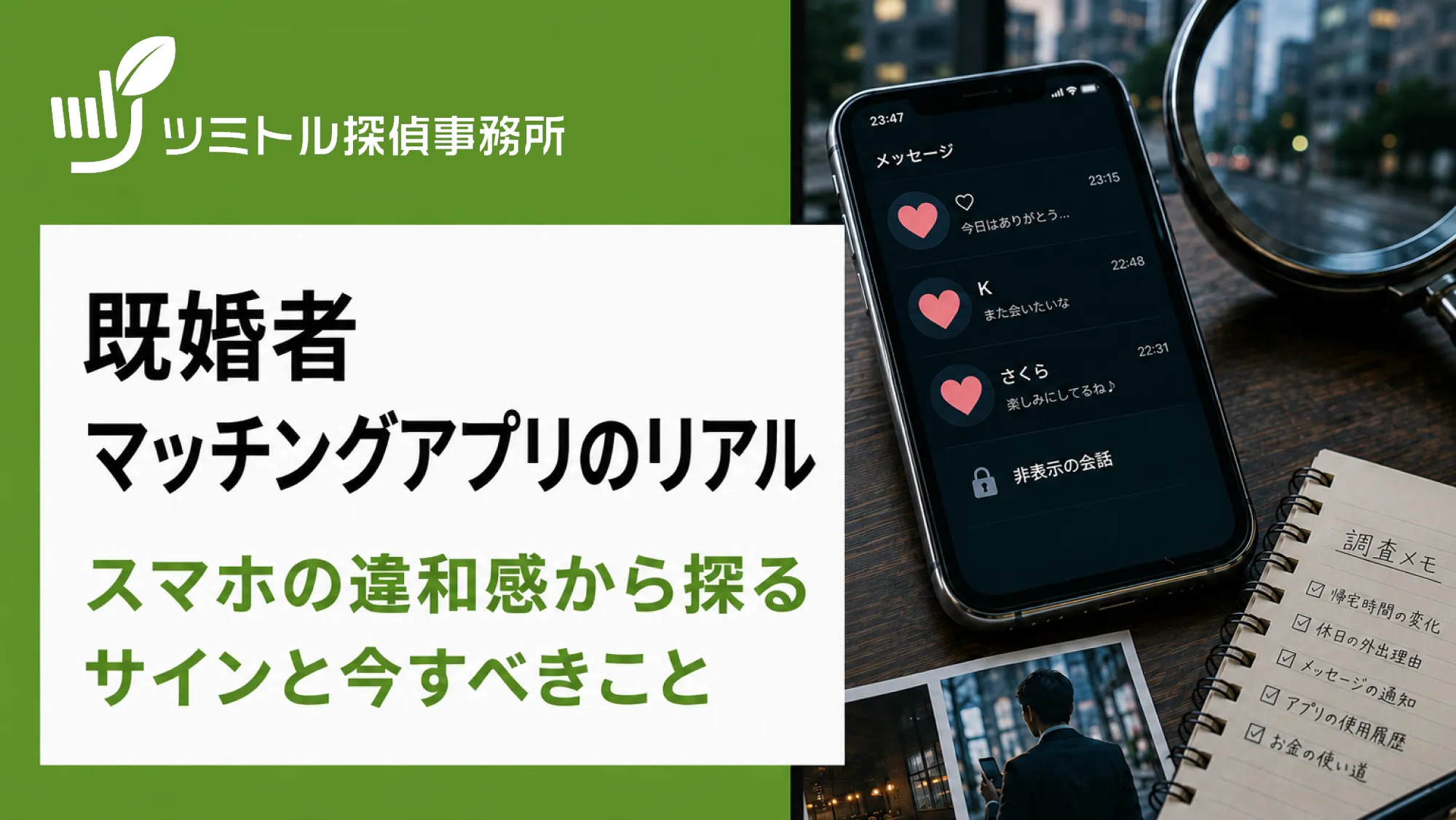 旦那のスマホに違和感…？急増する「既婚者マッチングアプリ」のリアルと、今あなたがすべきこと
